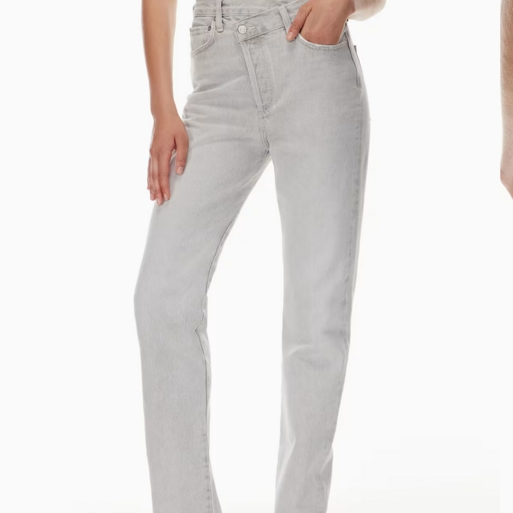 NWT AGOLDE Criss Cross Straight size 24 - Picture 2 of 5